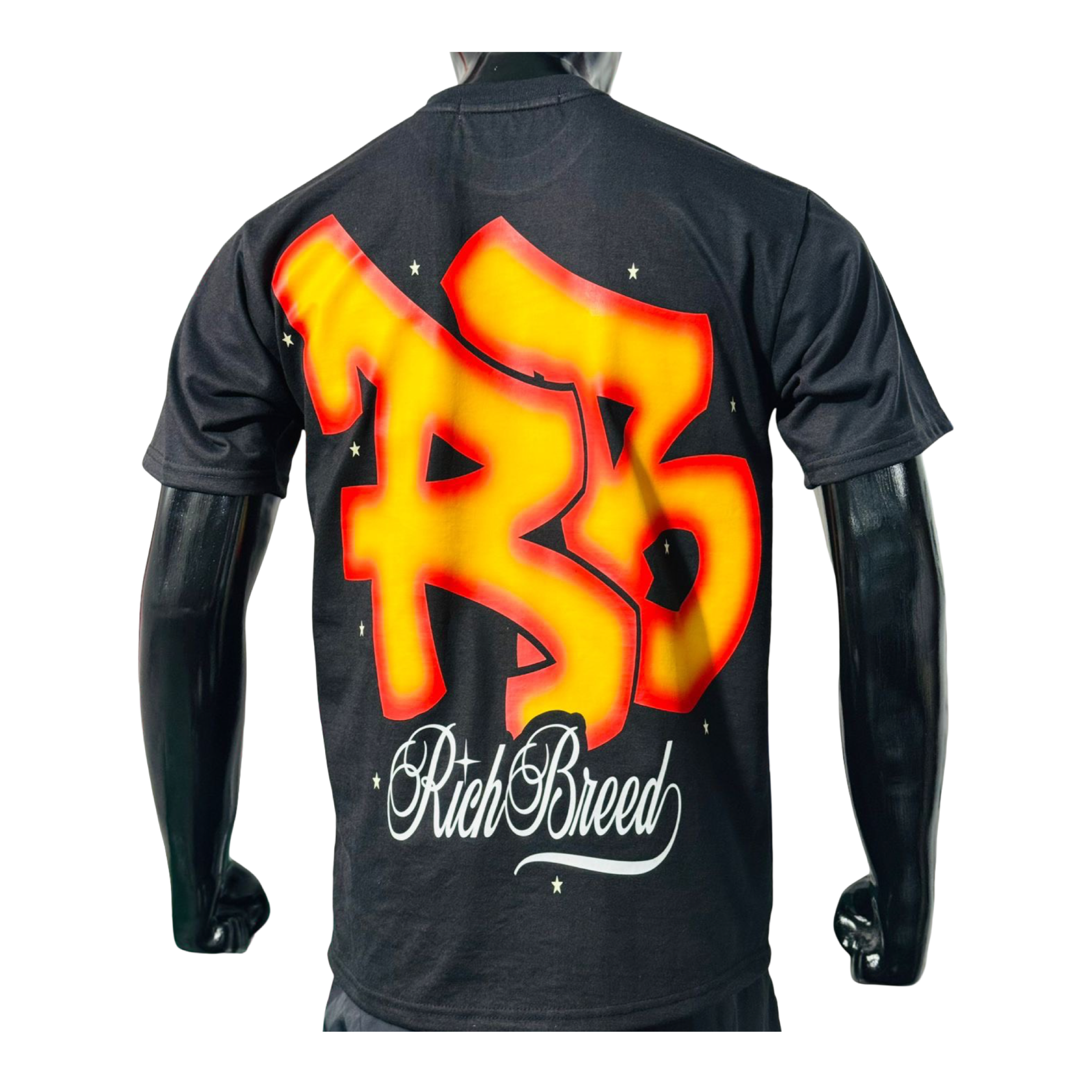 “Fiery Ride” Tee Black