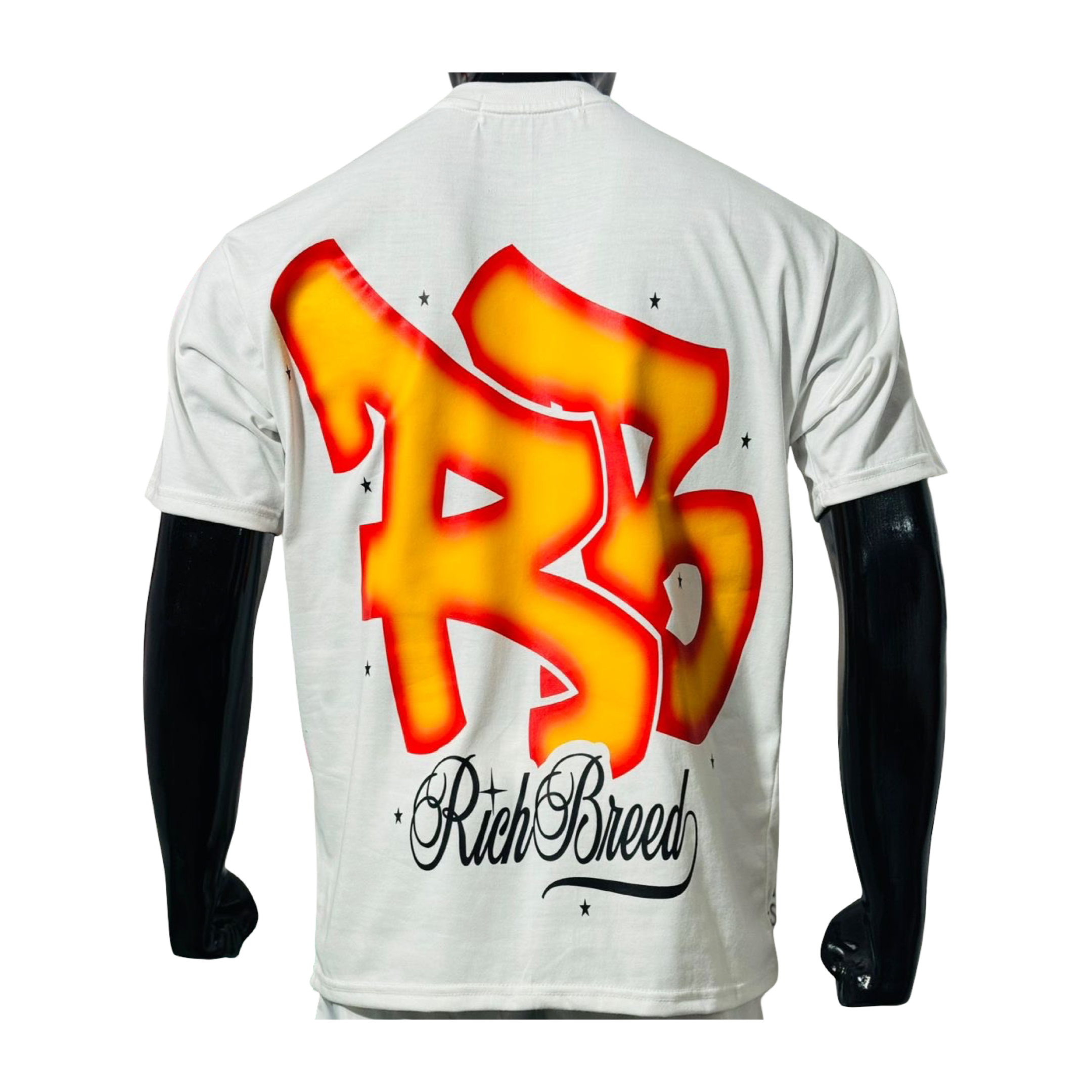 “Fiery Ride” Tee (White)