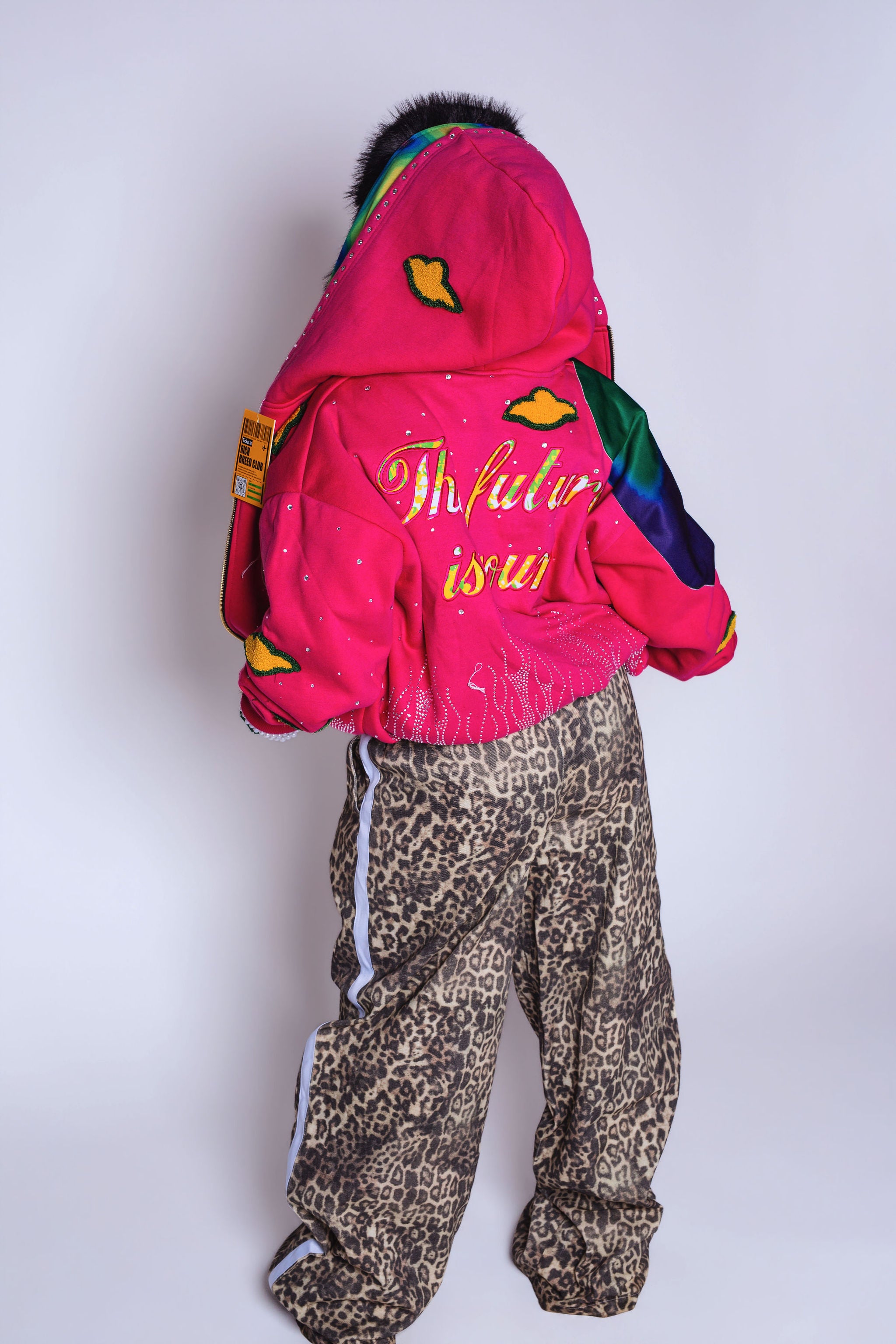 "Rich Future" Hoodie (PINK)