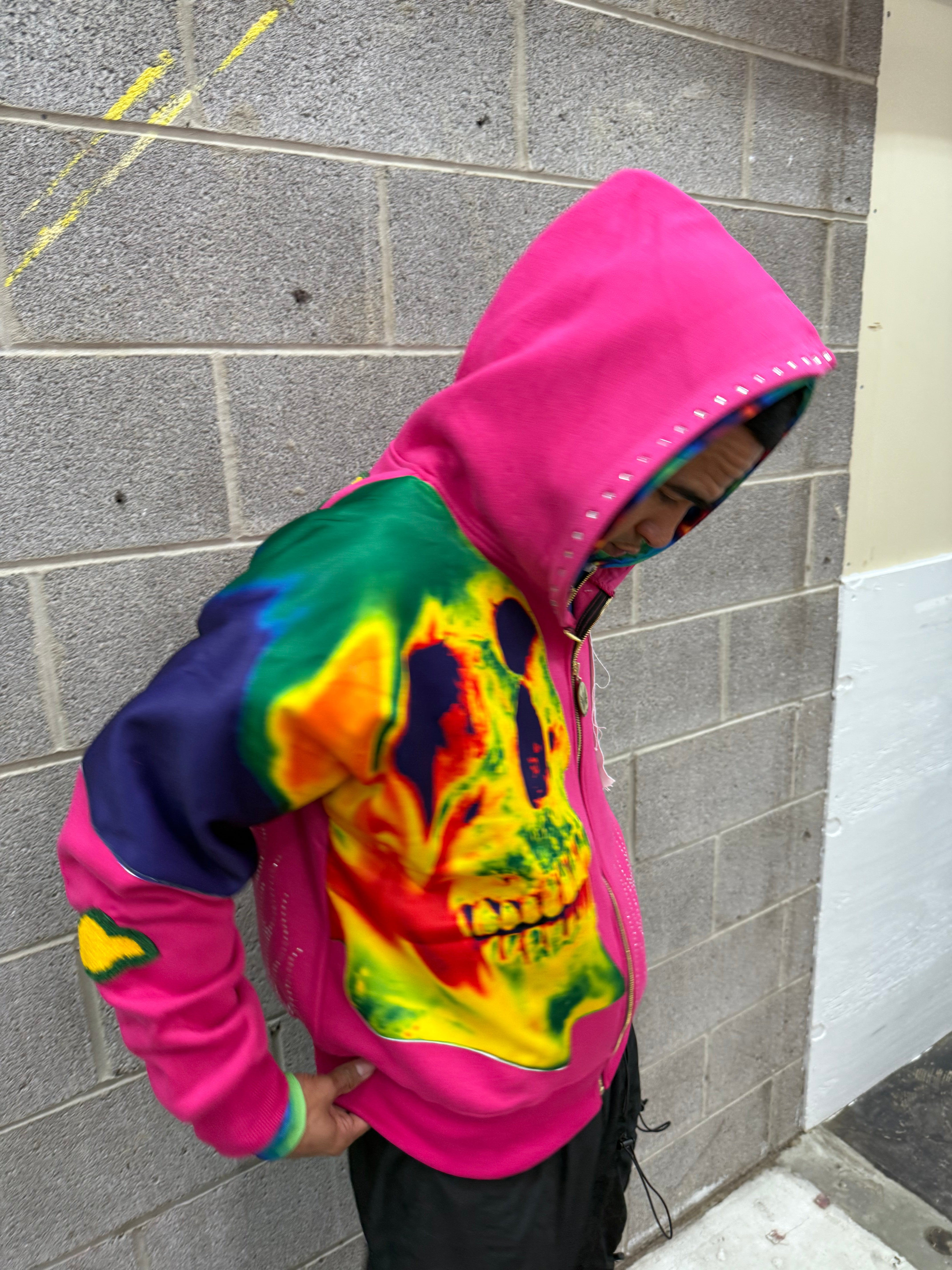 "Rich Future" Hoodie (PINK)